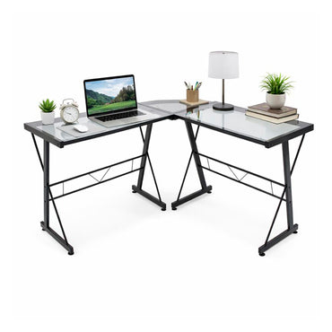 Escritorio JM-909GN Cristal Negro
