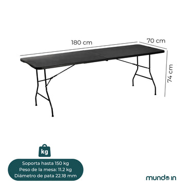 Mesa Plegable 180 Parma
