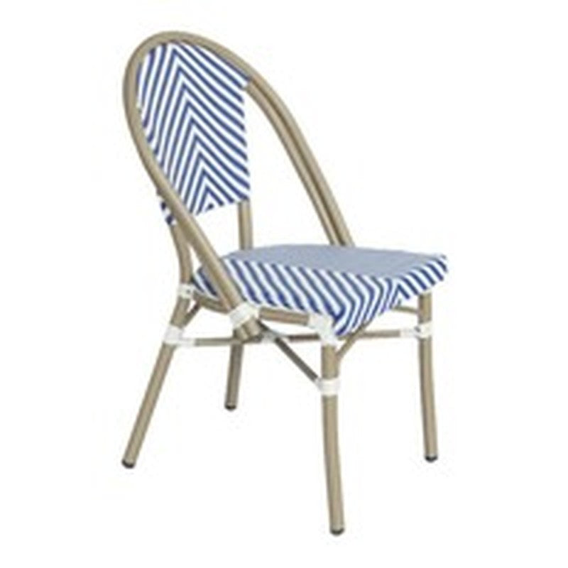 Santorini Blue-White silla de exterior