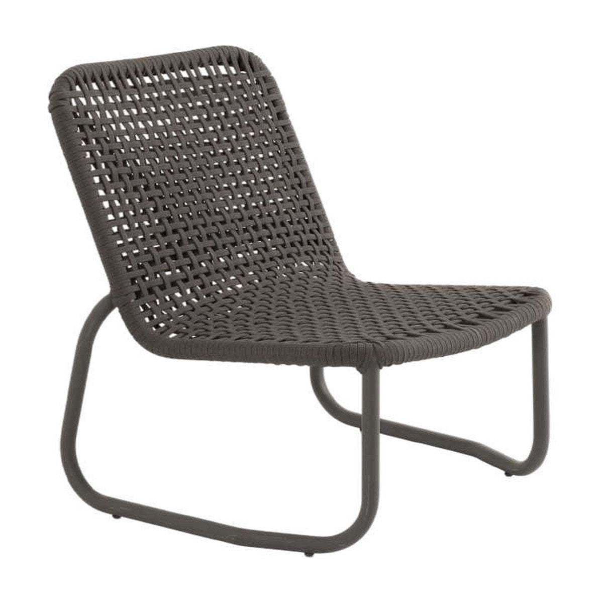 Silla de playa baja tejida