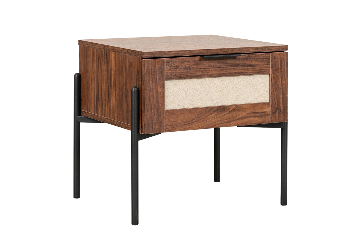 Buro Imperia 50X40 Negro Nogal