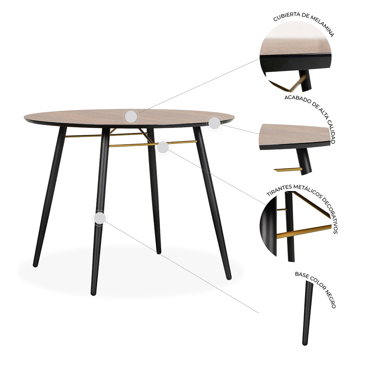 Mesa de Comedor Onno 100