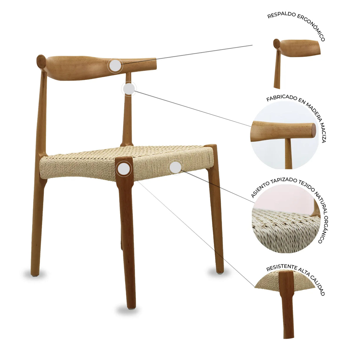 Silla Hogar Kefren MOB-312W