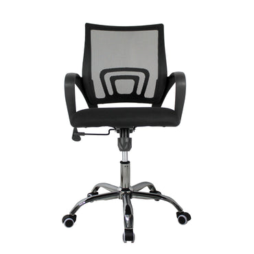 Silla Secretarial JM-107 Mesh Negro