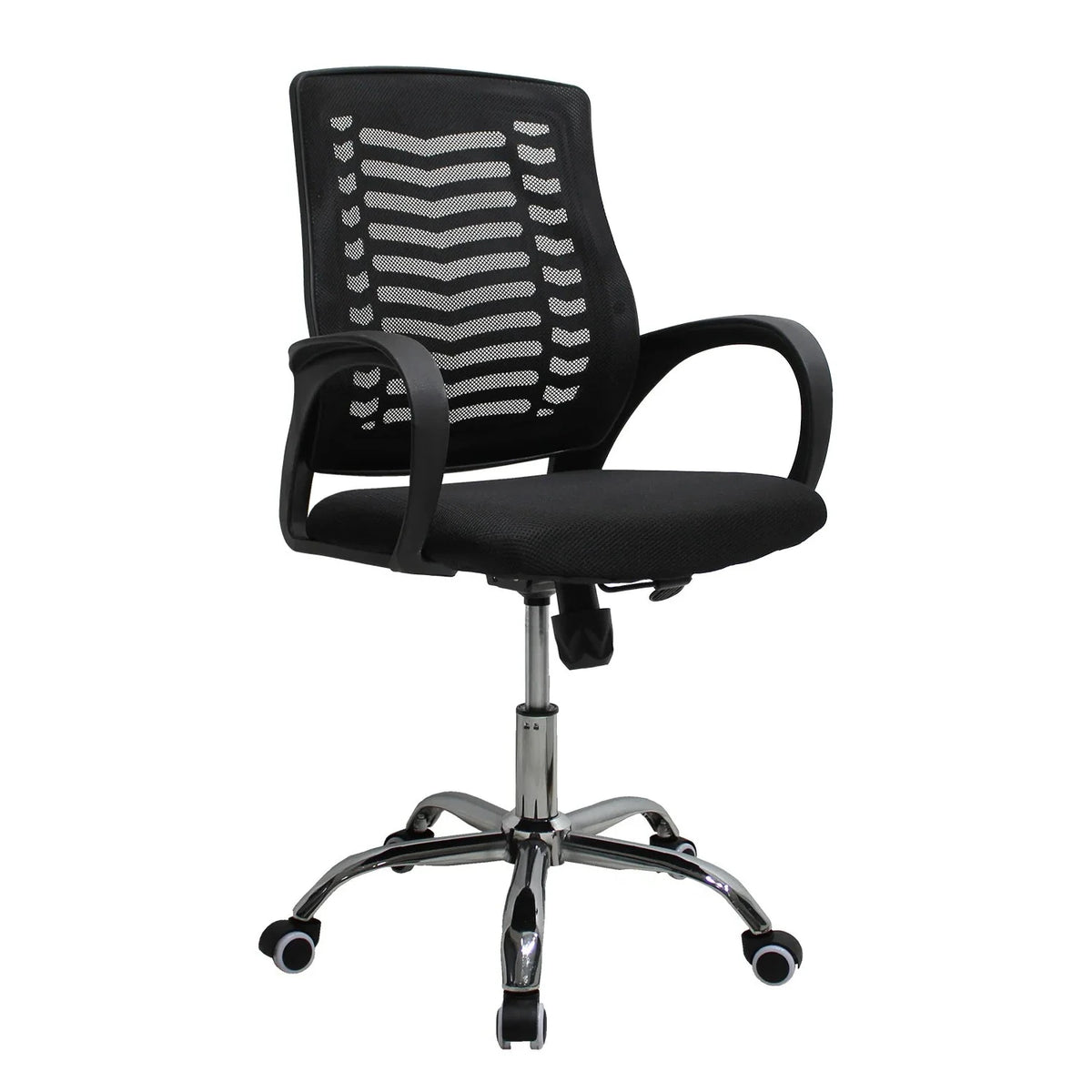 Silla Secretarial JM-108 Mesh Negro