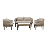 Set de sala Cordonia con individual, love seat y mesa de centro