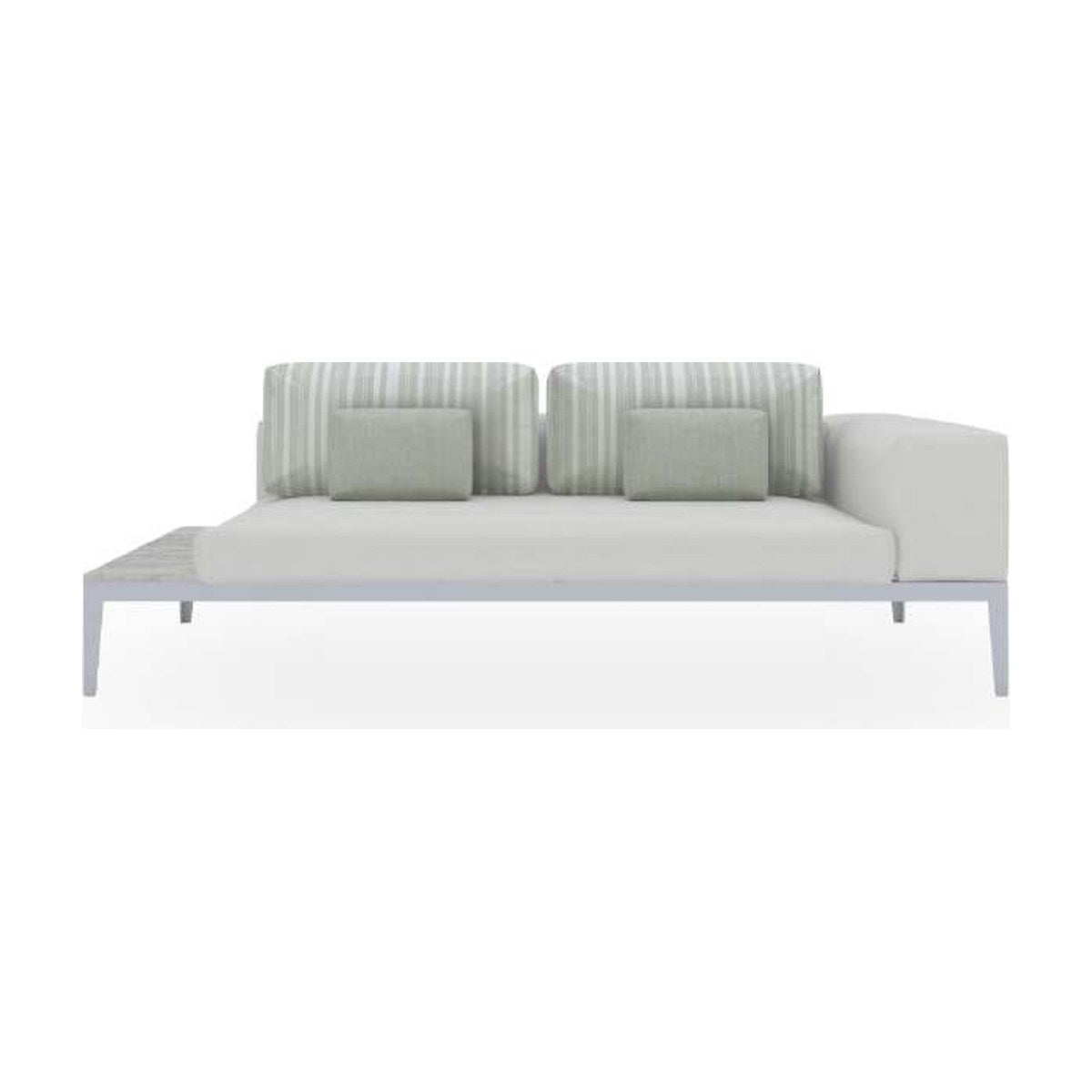 Bacalar Deluxe loveseat esquinero derecho con mesa