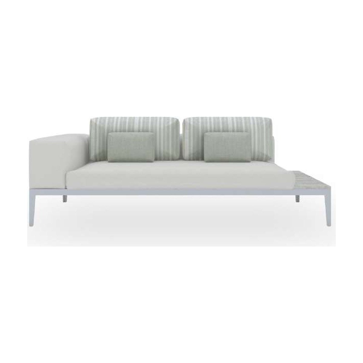 Bacalar Deluxe loveseat esquinero izquierdo con mesa